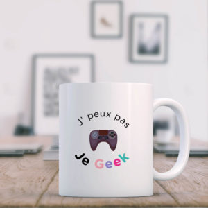 Mug - J’peux pas je geek